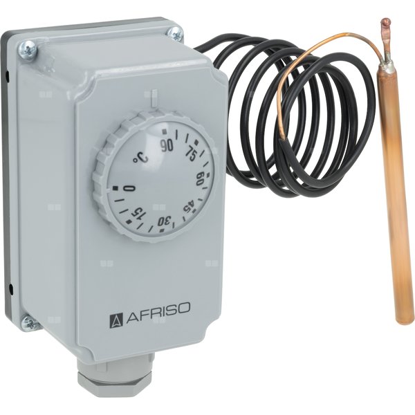 Termostat AFRISO TC2 zanurzeniowy 0-90'C, przyłącze kapilara, długość wkładki 1000 mm