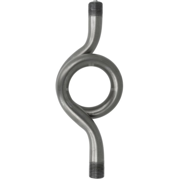 Rurka syfonowa spiralna, 2x G1/2'', PN25