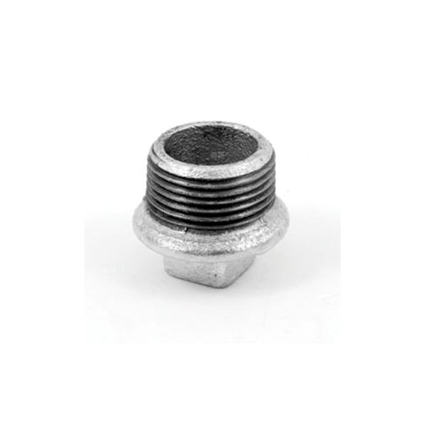 Korek AGAFLEX Z obrzeżem T9 żeliwo (ocynk) GZ 1 1/2''