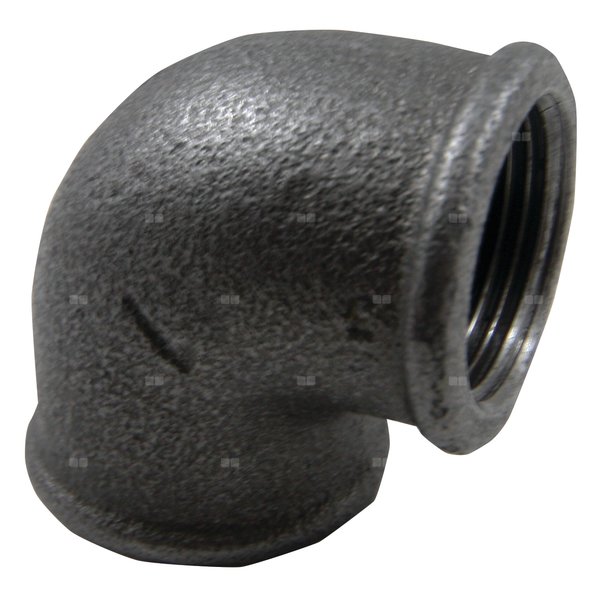 Kolano 90' AGAFLEX A1, żeliwo (czarny), 1 1/2'' (GW)
