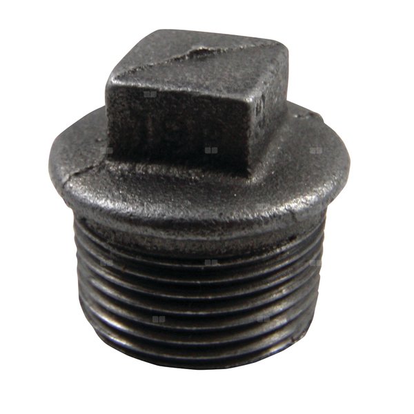 Korek AGAFLEX Z obrzeżem T9 żeliwo (czarne) GZ 1 1/2''