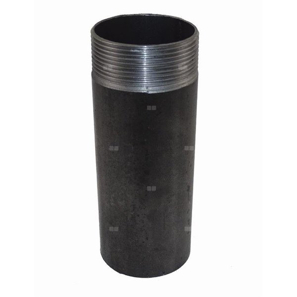 Króciec AGAFLEX Bezszwowy, stal (czarny), 1'' (GZ x rura), 100 mm