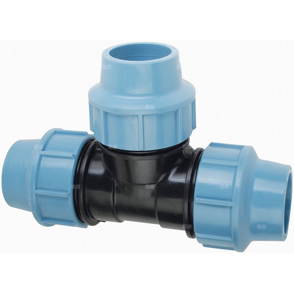 Trójnik AGAFLEX PP 110 mm (połączenie zaciskowe x połączenie zaciskowe x połączenie zaciskowe)do rur PE