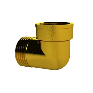 Kolano skręcane mosiężne GZ/GW 1 1/2''