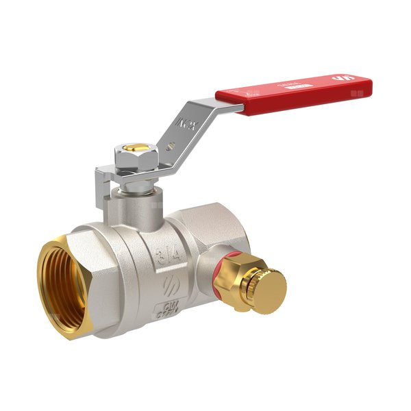 SENA VA30 zawór kulowy 1/2 GW spust ODPOWIETRZ dźwignia INOX