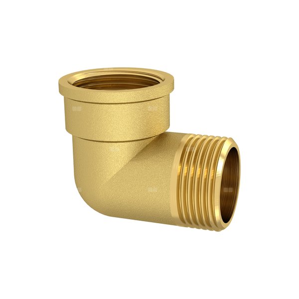 Kolano skręcane mosiężne GZ/GW 3/8''