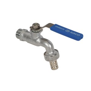 JARDIN zawór czerpalny, 3/4 GZ x 3/4 GZ x 20, rączka INOX
