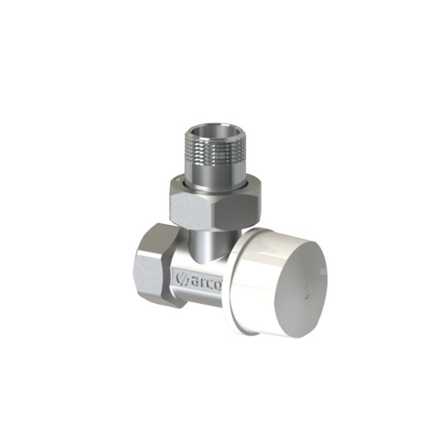 TEIDE TERMO PLUS zawór termostatyczny kątowy, M30, 1/2 GW x 1/2 GZ
