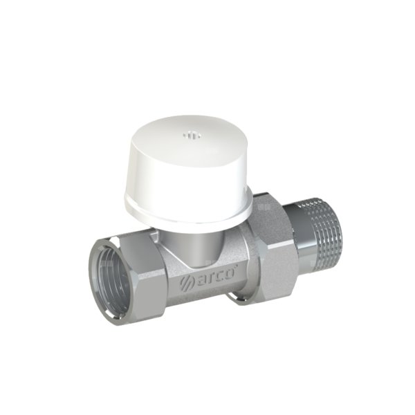 TEIDE TERMO PLUS zawór termostatyczny prosty, M30, 1/2 GW x 1/2 GZ