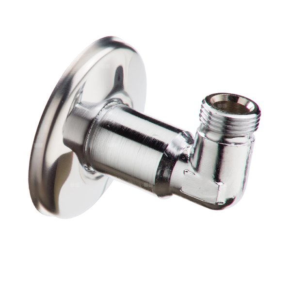 Przyłącze kątowe ARCO A 80, 1/2'' x 1/2'' Gwint zewnętrzny, bez nakrętki, z rozetą