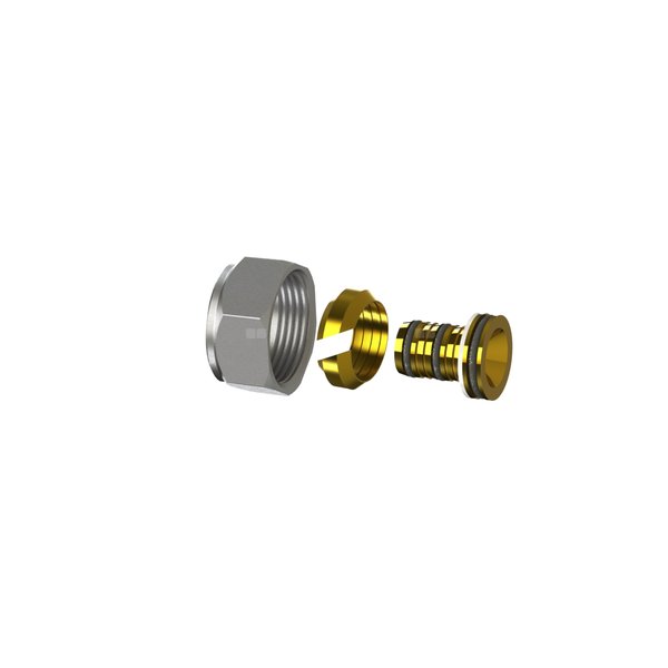 Złącze ARCO TEIDE PLUS do rur wielowarstwowych redukcja, 24mm x 16mm (zacisk x ww)