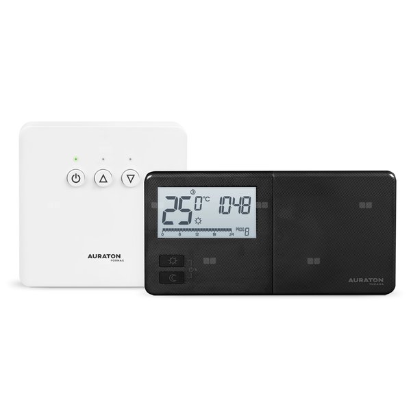 Regulator temperatury tygodniowy, bezprzewodowy AURATON Tucana SET ( wersja czarna )