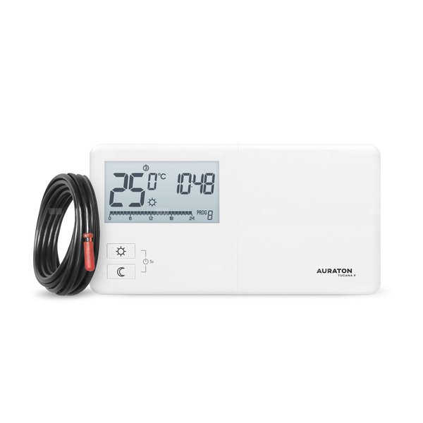Regulator temperatury tygodniowy, przewodowy AURATON Tucana P