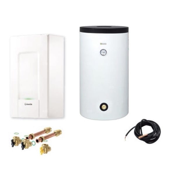 Pakiet - Kocioł gazowy jednofunkcyjny BERETTA Mynute X 30R p kondensacyjny wiszący 30 kW + Zasobnik c.w.u Idra 100 SV