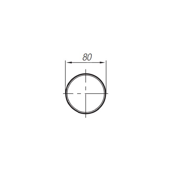 Uszczelka BERETTA fi 80 mm do rury