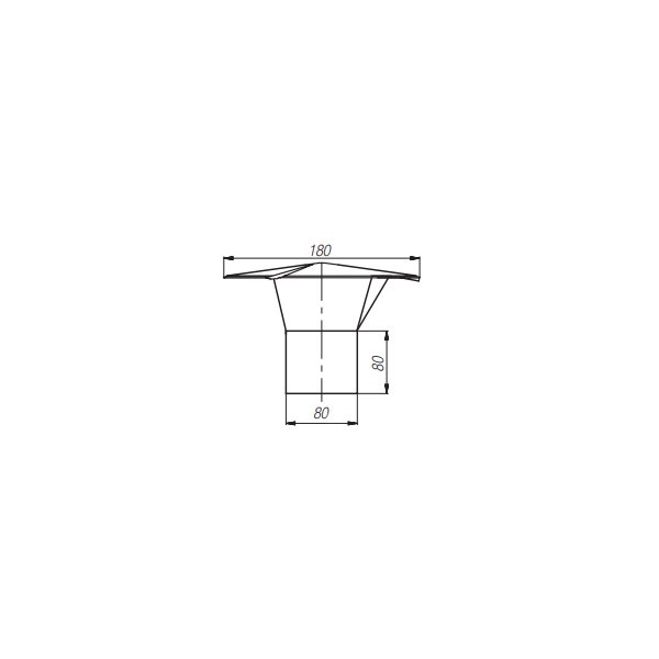 System pionowy BERETTA fi80/80mm