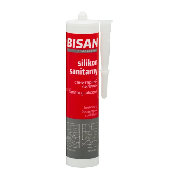 Silikon sanitarny bezbarwny 300 ml (kartusz)