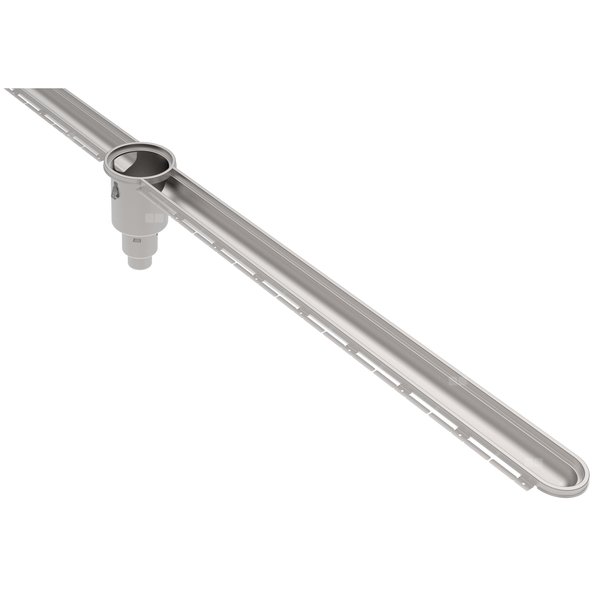 HYGIENICPRO Korpus kanału (do dokupienia syfon typ 562, kosz osadczy typ 780 oraz ruszt typ 697.250.150.50 ) wymiar 150x1000 C OUTLET odpływ na środku, wysoki model kosz osadczy 780.004.030.05