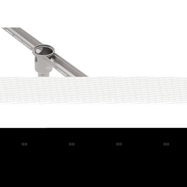 HYGIENICPRO Korpus kanału (do dokupienia syfon typ 562, kosz osadczy typ 780 oraz ruszt typ 697.250.150.50 ) wymiar 150x10000 C OUTLET odpływ na środku, wysoki model kosz osadczy 780.004.030.05