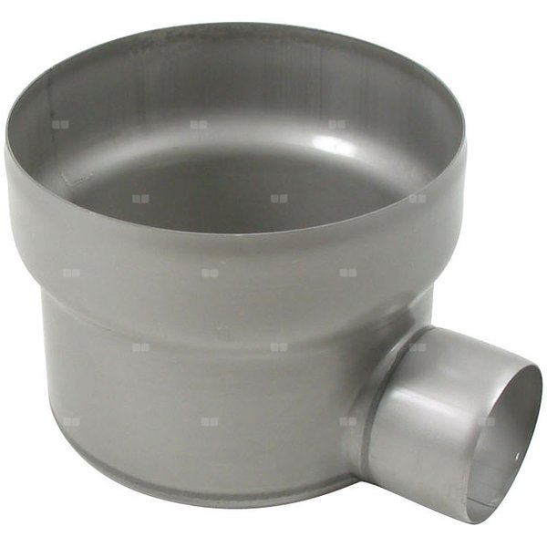 Dolna część wpustu 300, odpływ poziom DN =110-V, stal kwasoodporna