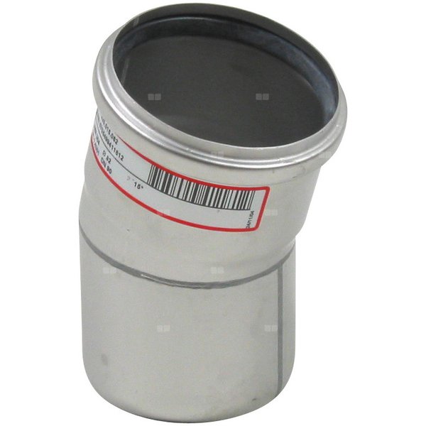15 st. Kolano DN =82 mm, stal kwasoodporna