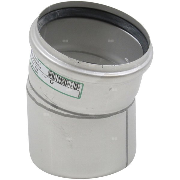 15 st. Kolano DN =125 mm, stal kwasoodporna