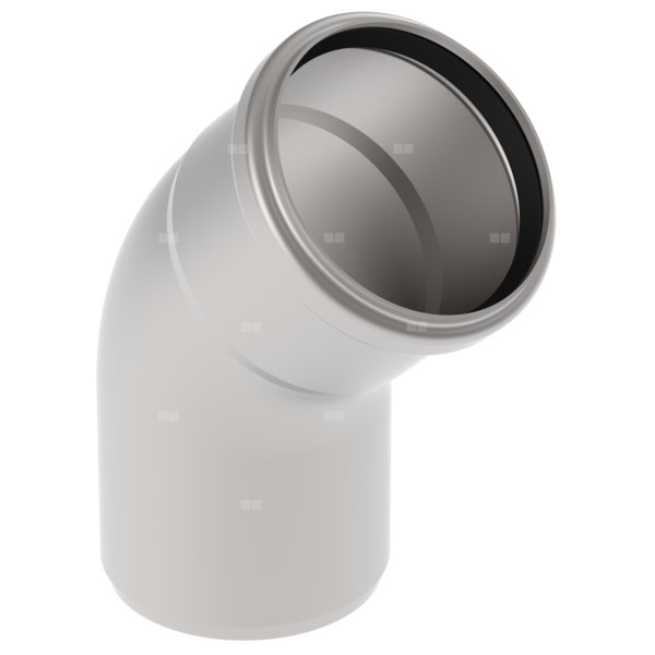 45 st. Kolano DN =75 mm, stal kwasoodporna