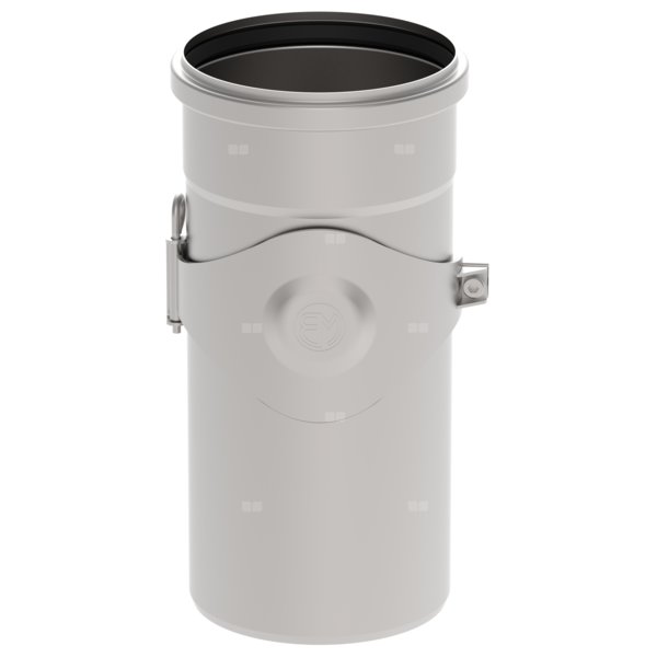Czyszczak (rewizja pionowa) z pokrywą DN =160 mm, stal kwasoodporna
