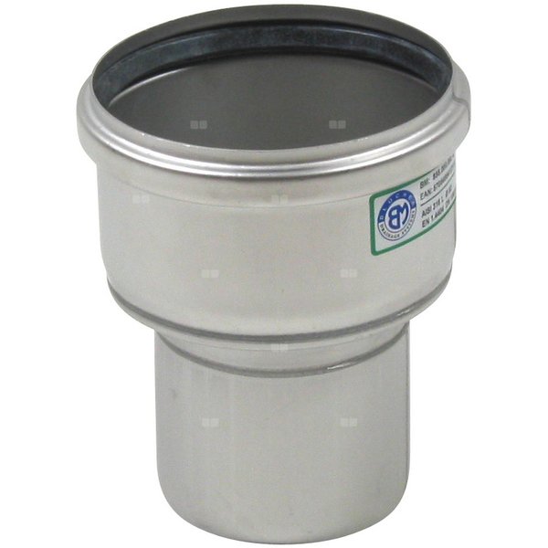 Adapter do toalet DN =82 mm, stal kwasoodporna