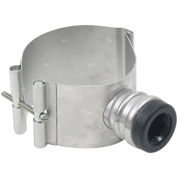 Obejma DN =110 z bocznym dopływem DN =32/40mm