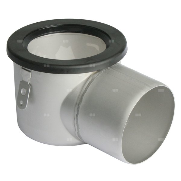 Dolna część regulowanego wpustu, odpływ poziomy DN 110 mm