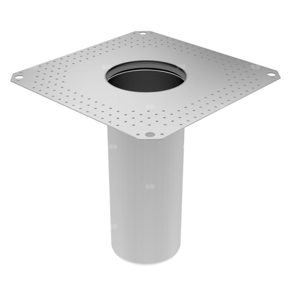 Dolna część DN =160mm z pojedynczym kołnierzem do papy, H=418
