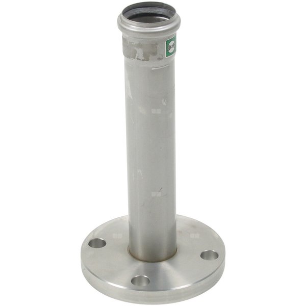 Adapter, rura z kielichem i kołnierzem, DN =40mm, stal kwasoodporna