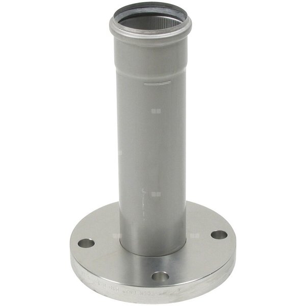 Adapter, rura z kielichem i kołnierzem DN =75mm, stal kwasoodporna