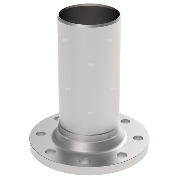 Adapter, rura z bosym końcem i kołnierzem, DN =75mm, stal kwasoodporna