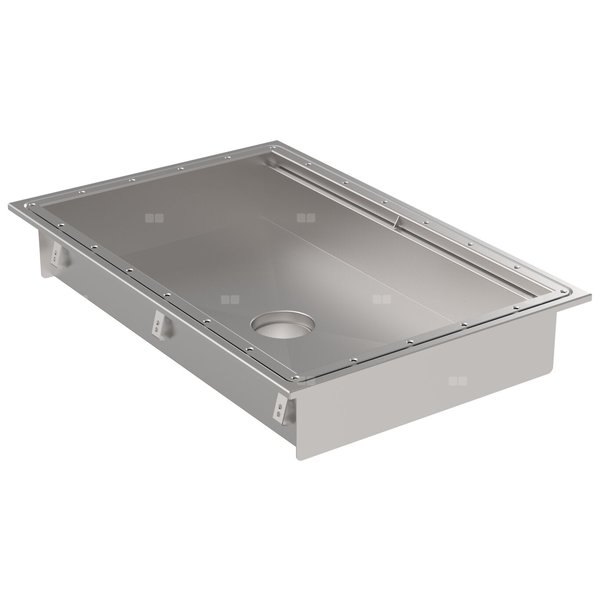 Kanał kuchenny do winylu 500x800 odpływ fi 110, wys. wewn. 150 mm