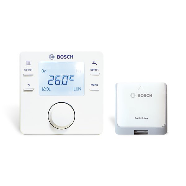 KCR 110 RF zestaw bezprzewodowego regulatora CR110RF i modułu Control-Key K10RF do komunikacji radiowej (868 MHz) między kotłem a CR110RF