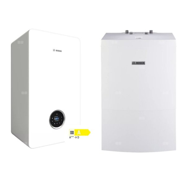 Pakiet: Gazowy kocioł kondensacyjny wiszący PAK GC5700iW24P+WD160