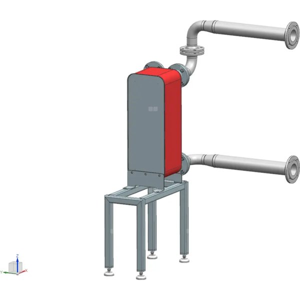 Sprzęgło hydr. 2x75/2x100 kW z izolacją