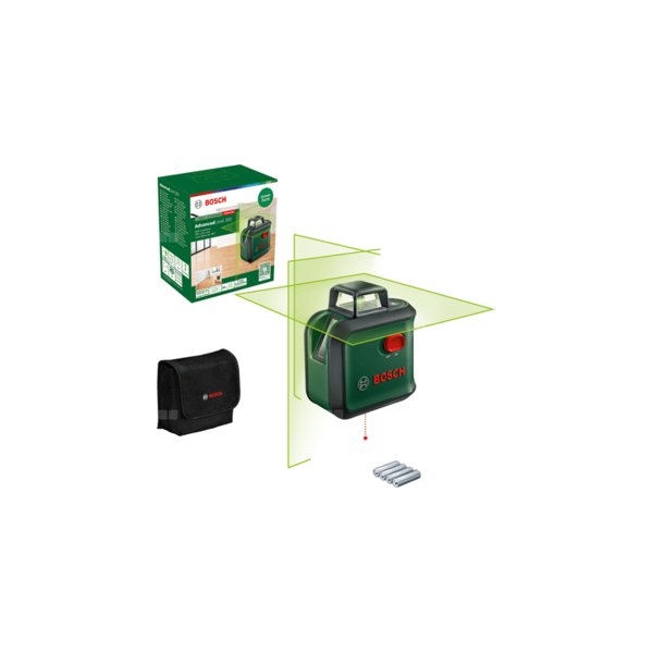 Laser liniowy Advanced Level360UNI (Carton) CrossLine Laser zasilanie akumulatorowe/bateryjne