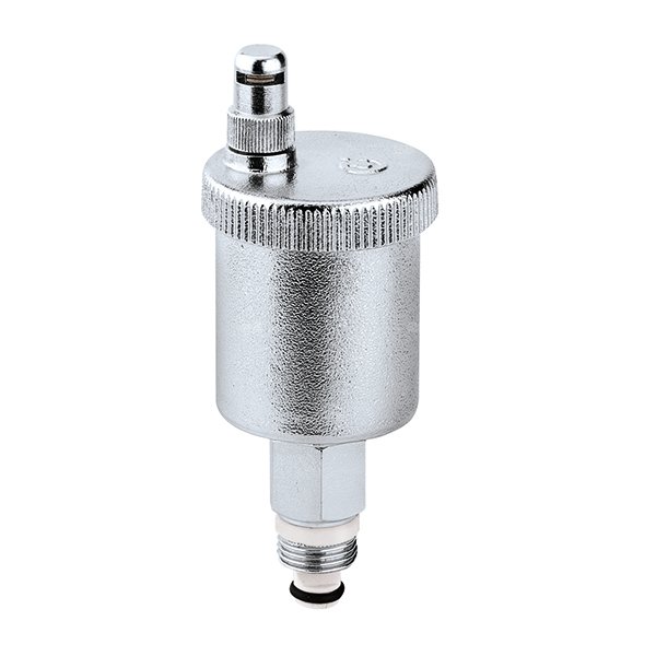 MINICAL - Odpowietrznik automatyczny z zamknięciem higroskopijnym 1/2" GZ. Wykończenie: chrom