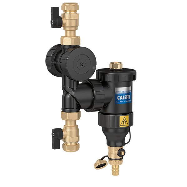 Separator CALEFFI DIRTMAGPLUS®, 3 bar / 90'C, 22 mm