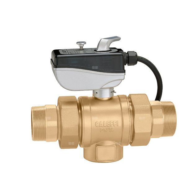 Dwudrożny zawór z napędem 1 1/2" 230V