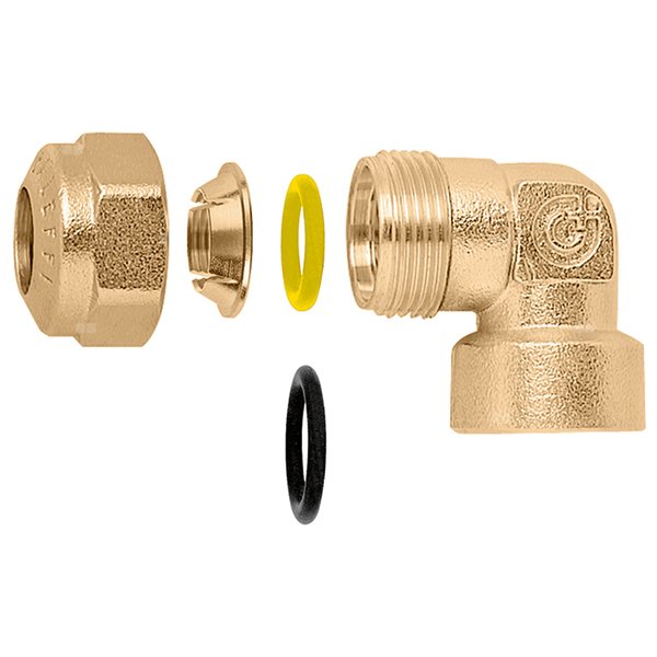 Kolanko z gwintem zewnętrznym 1/2"-10