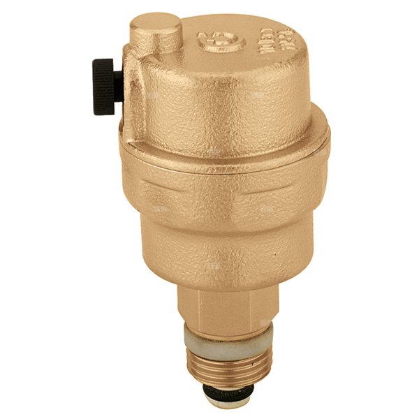 ROBOCAL - Odpowietrznik automatyczny z zaworem stopowym 1/2" GZ. Upust poziomy