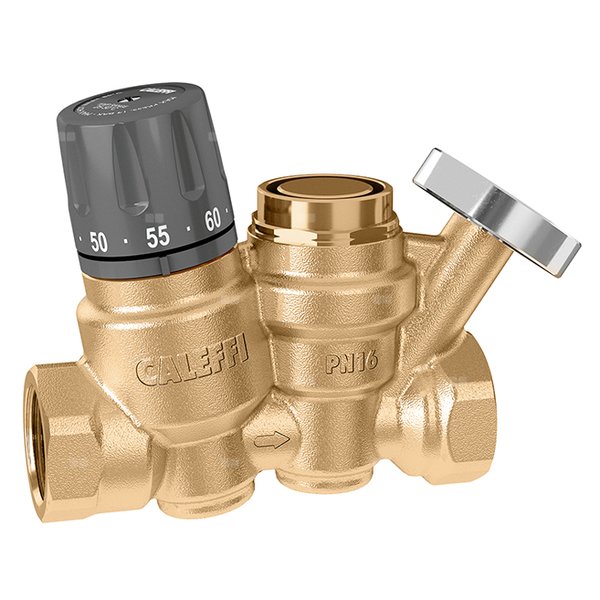 Termostatyczny zawór do cyrkulacji c.w.u.  3/4" z termometrem