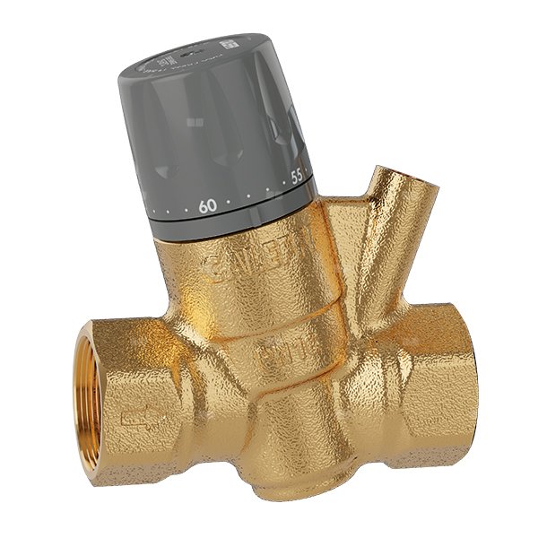 Termostatyczny zawór do cyrkulacji c.w.u., przyłącze 1/2''
