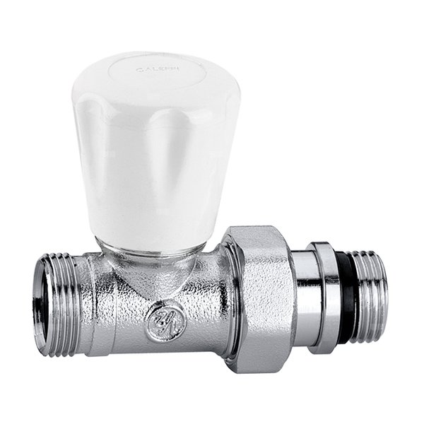 Grzejnikowy ręczny zawór prosty do rur miedzianych oraz rur z tworzyw sztucznych 1/2" 23 p.1,5