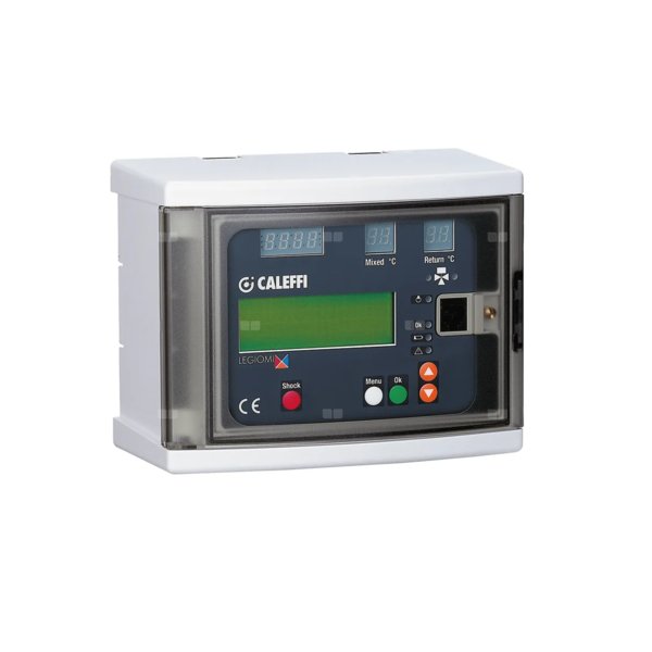 Regulator z dezynfekcją kontrolną, części zamienne do elektronicznych zaworów mieszających, wersja żółta