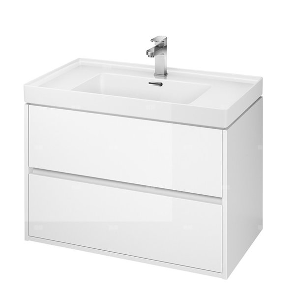 SET B105 CREA 80 BIAŁY ZMONT ( SZAFKA +UMYWLAKA) WIR